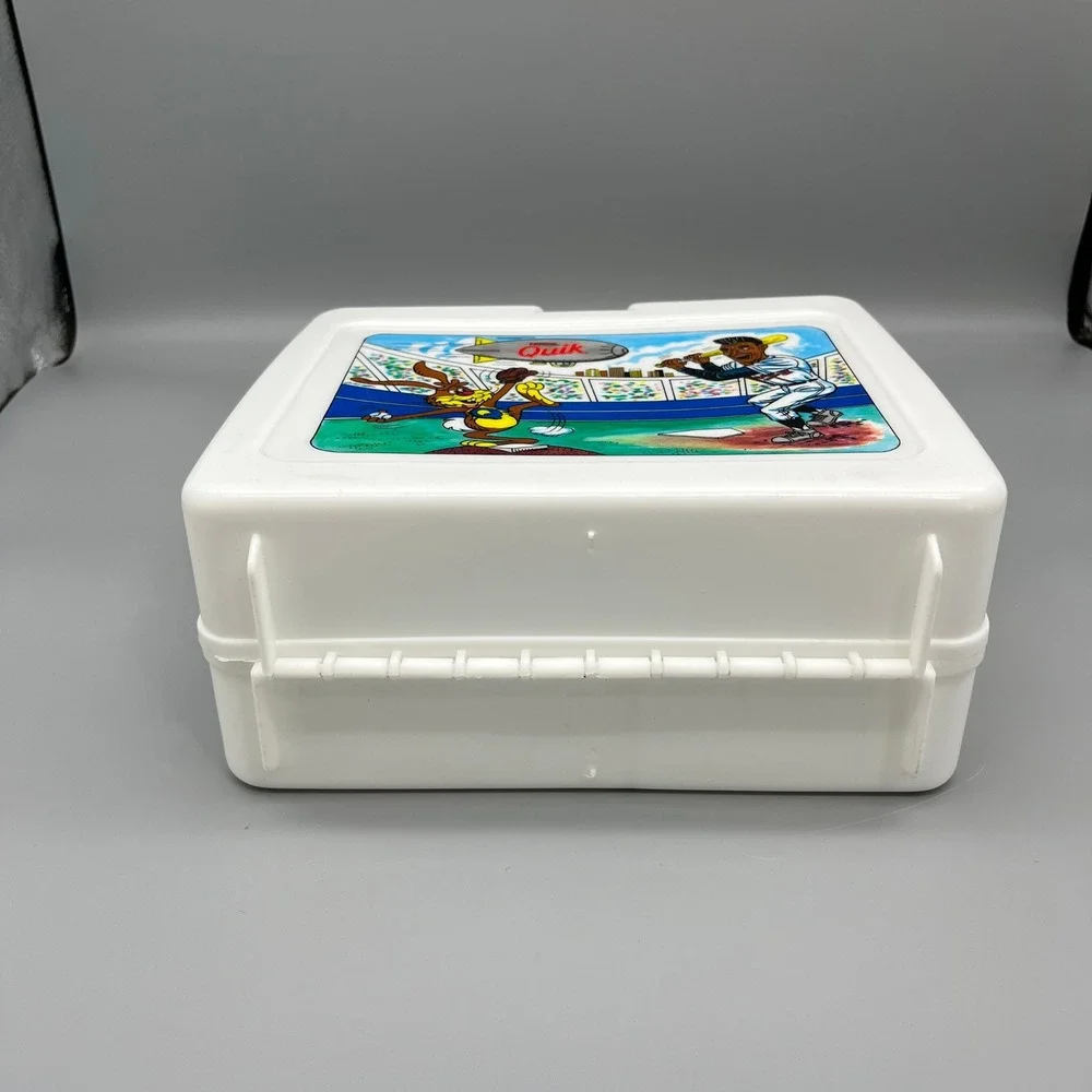 Vintage Nestle Quik Baseball Plastic Lunch Box 1980s‎ Collectible